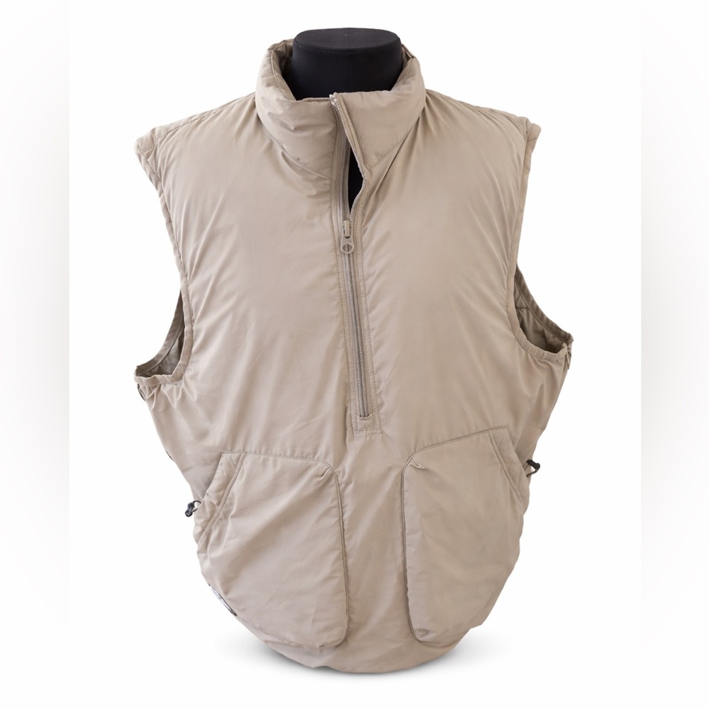 Zara Rocky Sunset Oversized Puffer Vest Beige Utility Puff Vest Women’s Large